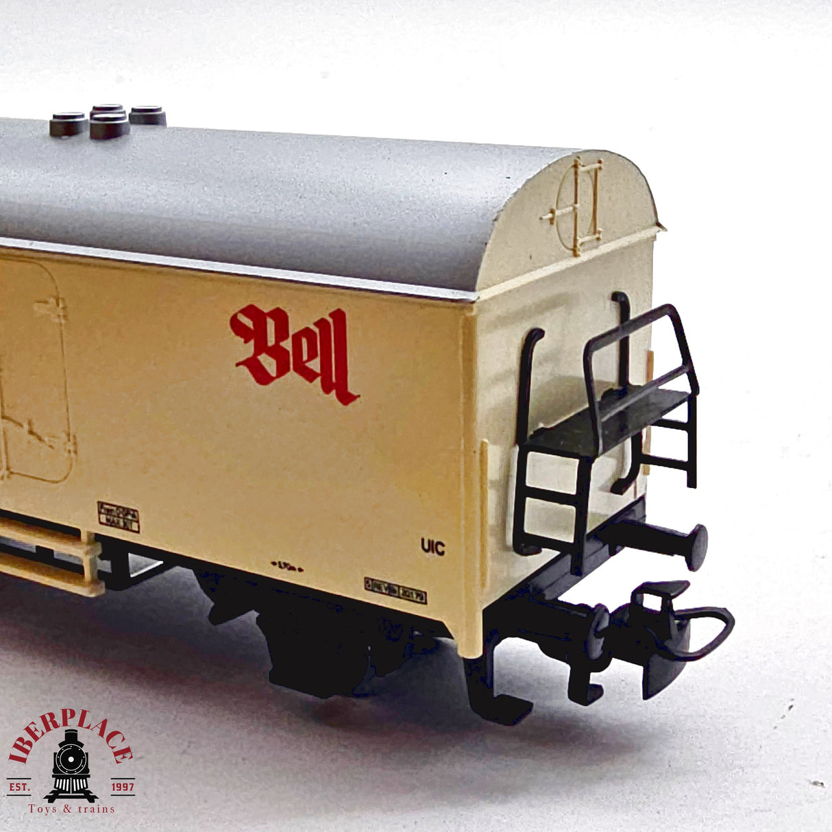 ♻️ 2da mano - Märklin 4535 vagón cerrado Bell SBB CFF H0 escala 1:87 EH011