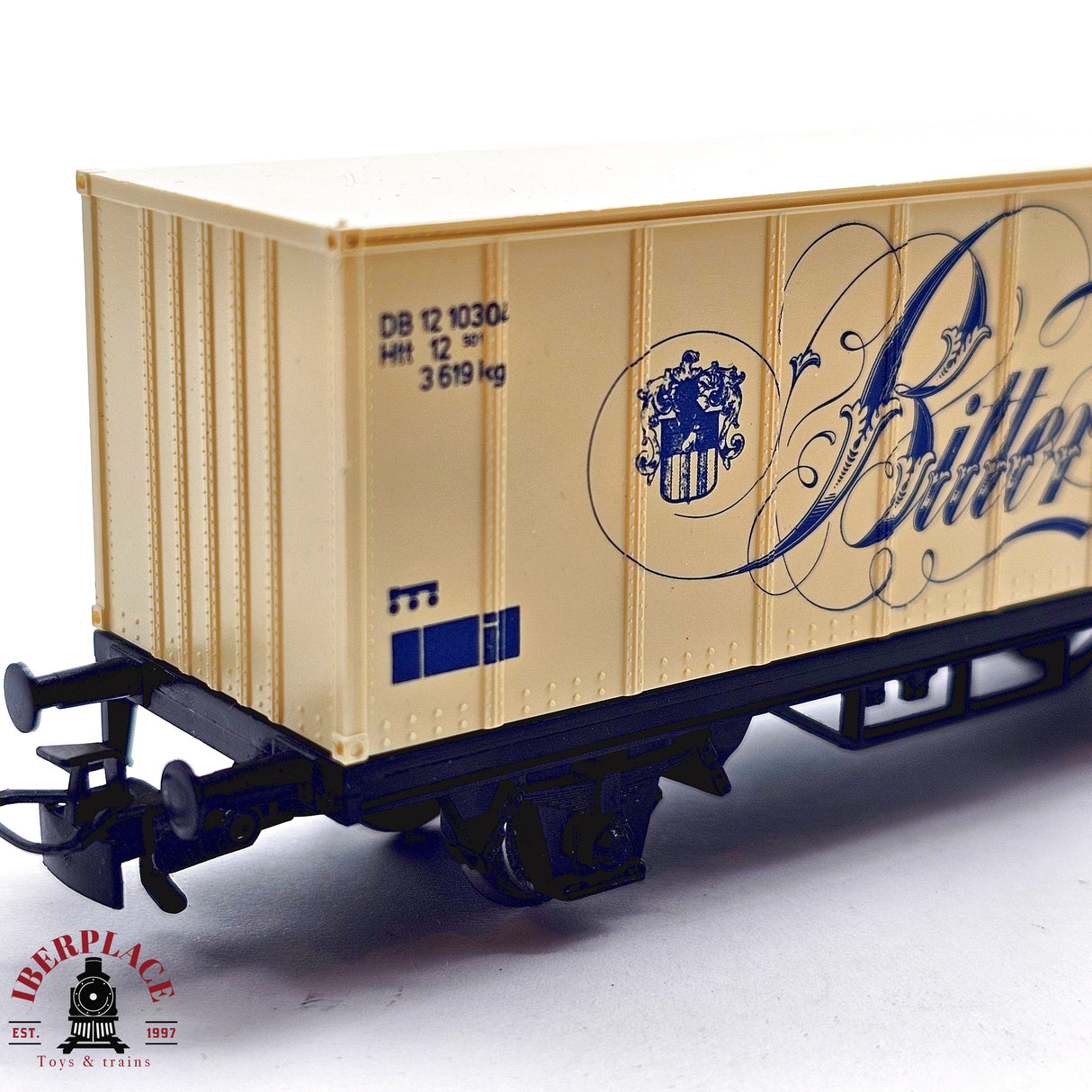 ♻️ 2da mano - Märklin 4481 vagón contenedor Campari DB H0 escala 1:87 EH011