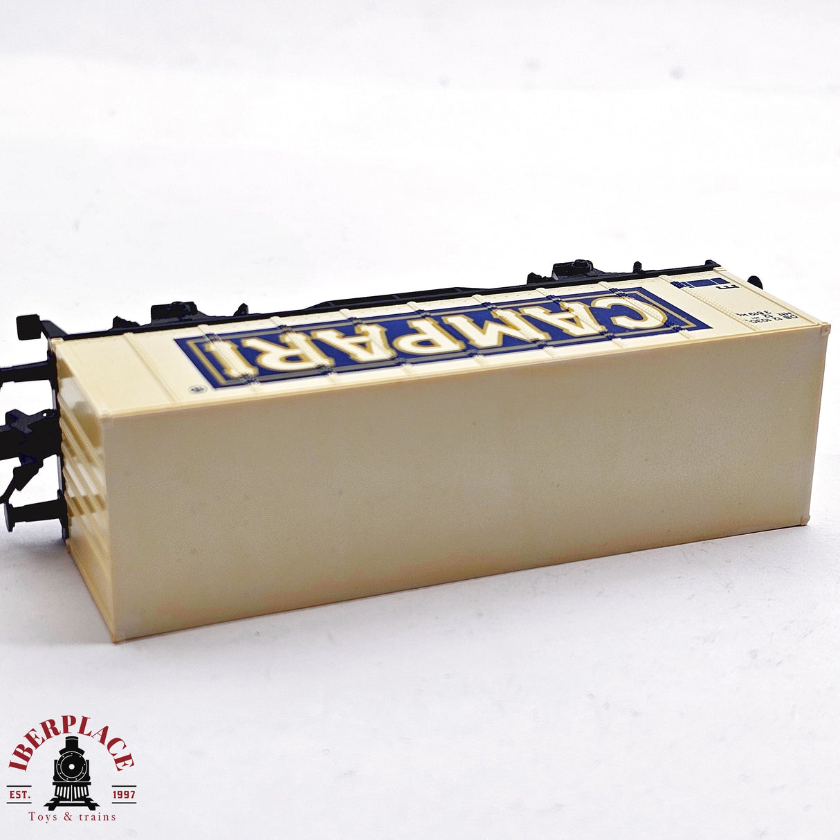 ♻️ 2da mano - Märklin 4481 vagón contenedor Campari DB H0 escala 1:87 EH011