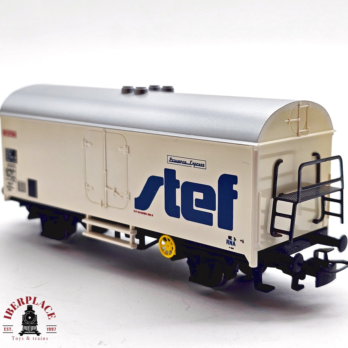 ♻️ 2da mano - Märklin 4427 vagón cerrado Stef interfrigo SNCF H0 escala 1:87 EH011