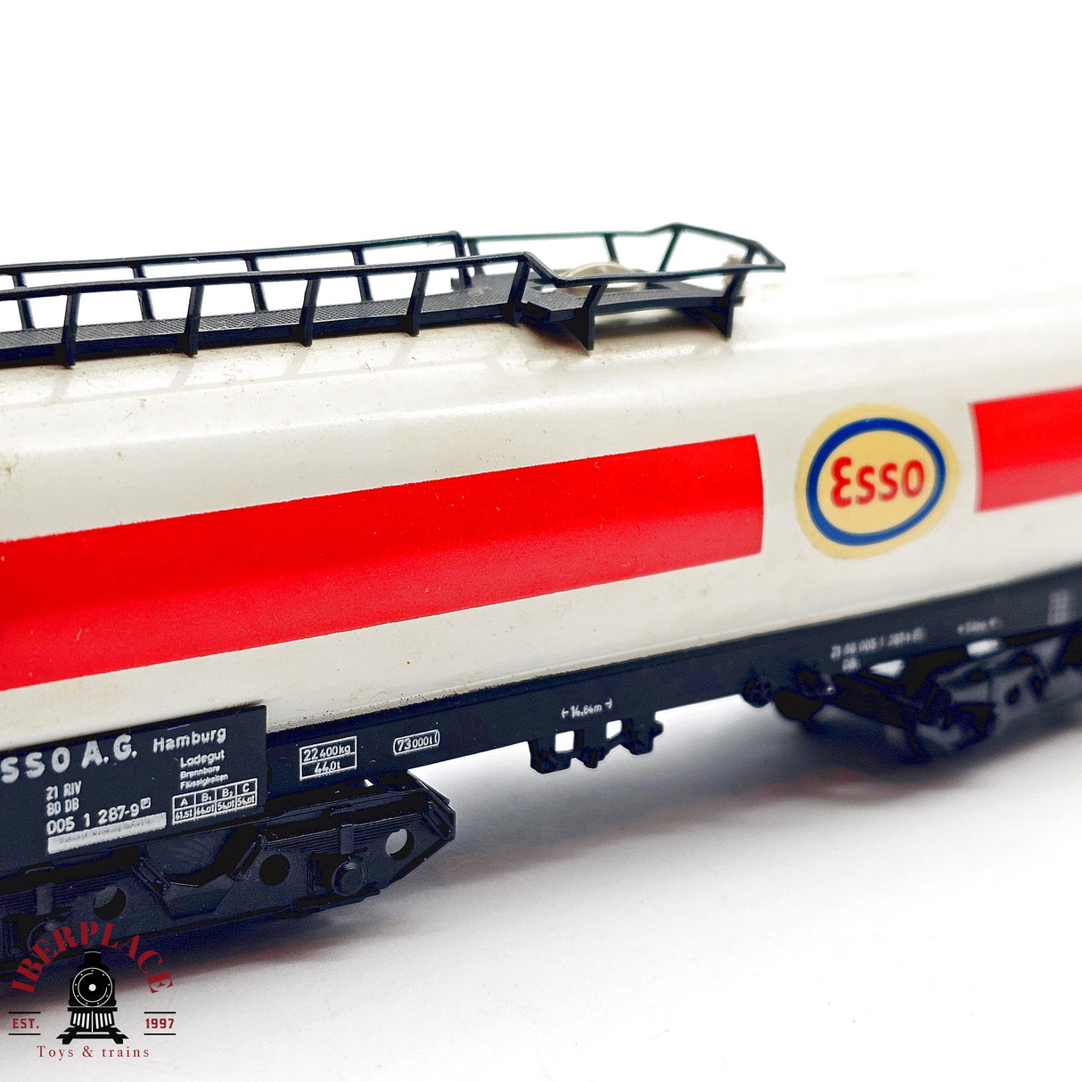 ♻️ 2da mano - Märklin 4650 vagón cisterna ESSO DB H0 escala 1:87 EH011