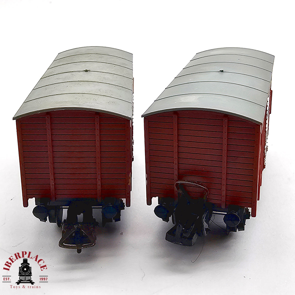 ♻️ 2da mano - DC Lima 2x vagones mercancias SBB CFF H0 escala 1:87 EH011