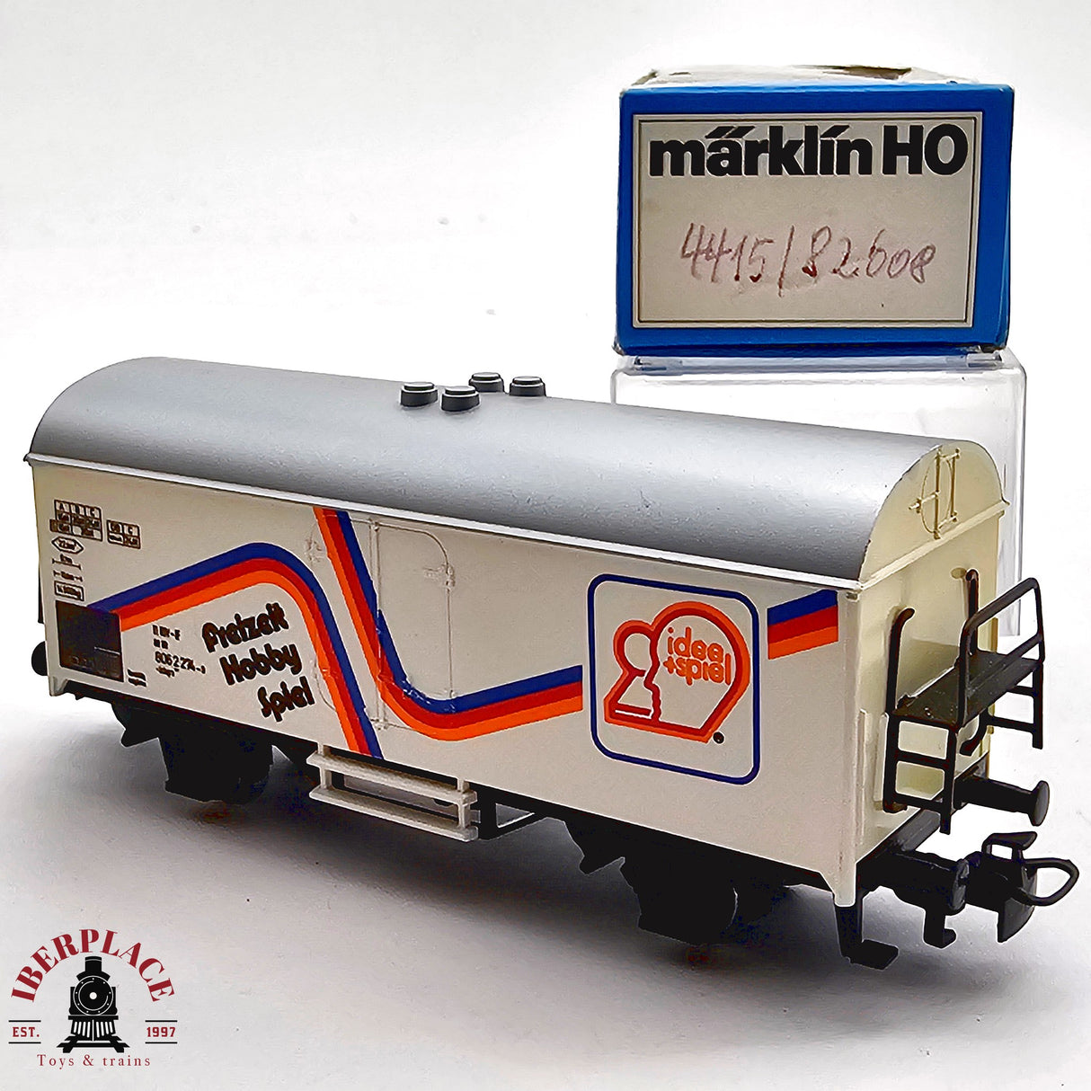 ♻️ 2da mano - AC Märklin 4415 vagón cerrado Freizeit Hobby Spiel DB H0 escala 1:87 EH011