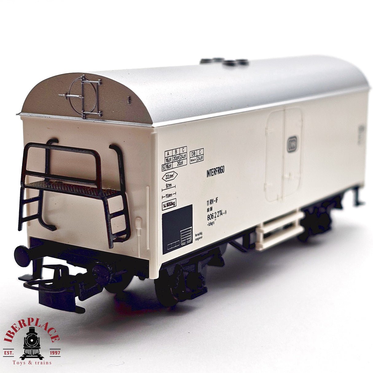 ♻️ 2da mano - AC Märklin 4415 vagón cerrado interfrigo DB H0 escala 1:87 EH011