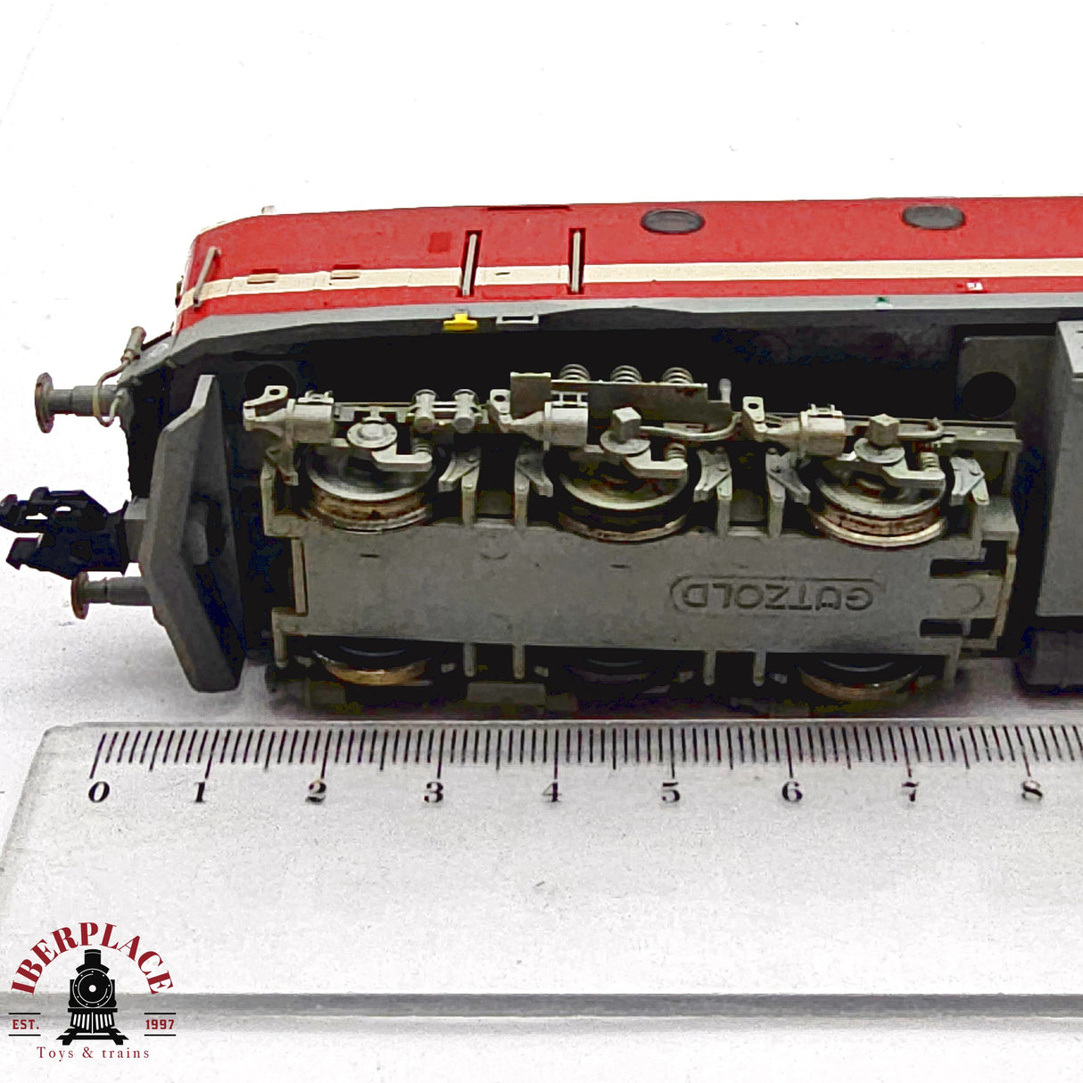 ♻️ 2da mano - DC Gützold 34100 Locomotora BR 219 2. DB H0 escala 1:87 E12