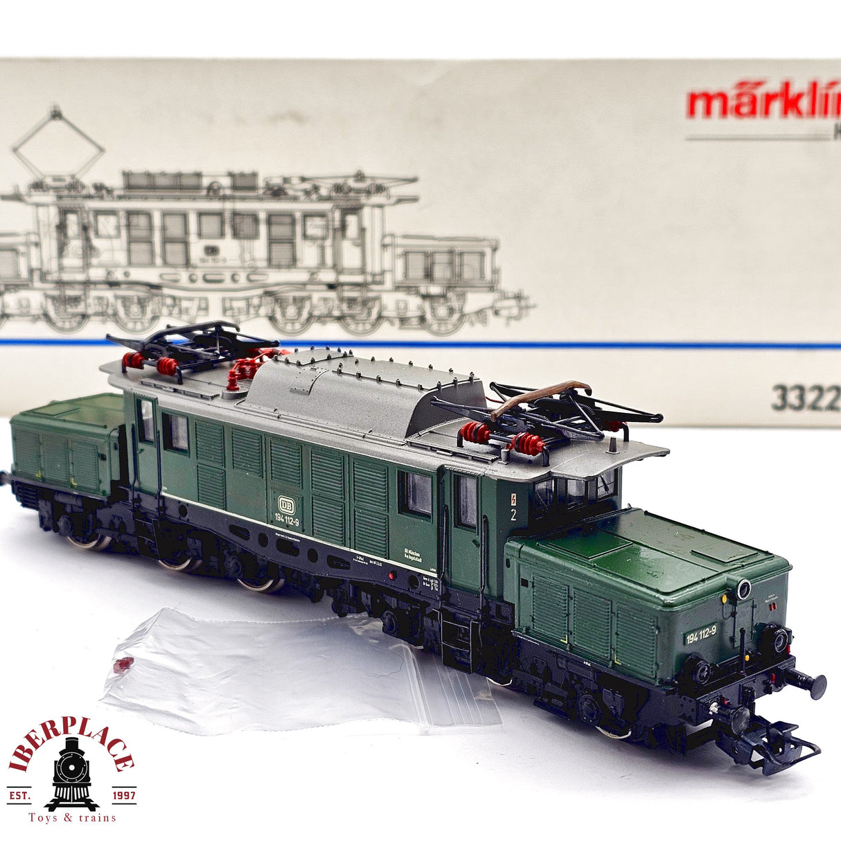 ♻️ 2da mano - Märklin 3322 Locomotora BR 194 DB H0 escala 1:87 E12