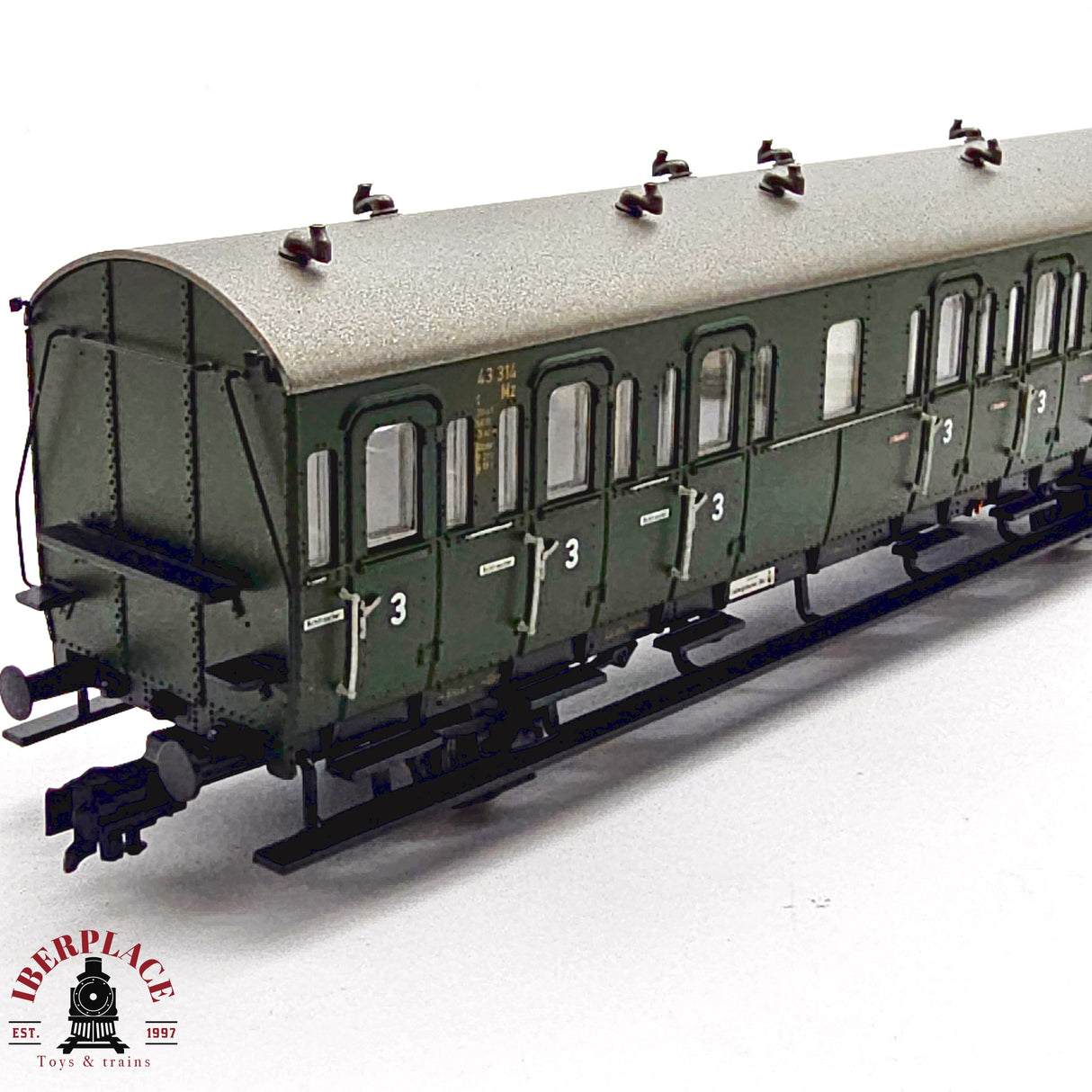 ♻️ 2da mano - DC Liliput L334033 vagón pasajeros Clase 3 DB Ep III H0 escala 1:87 E12