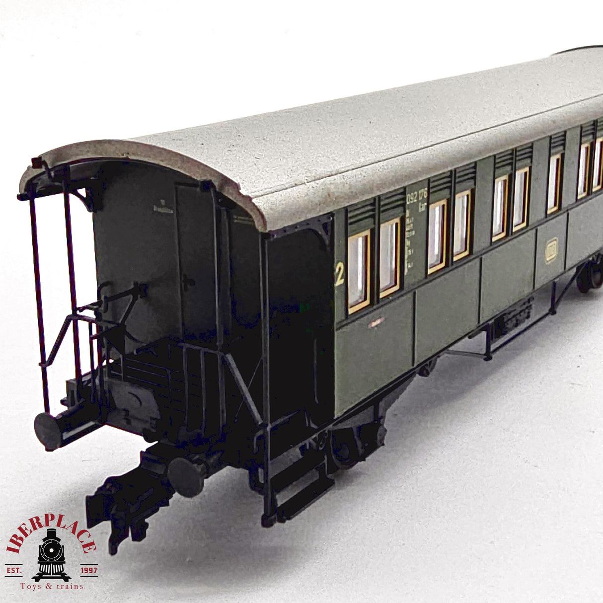 ♻️ 2da mano - DC Liliput L334013 vagón pasajeros Clase 2 DB Ep III H0 escala 1:87 E12