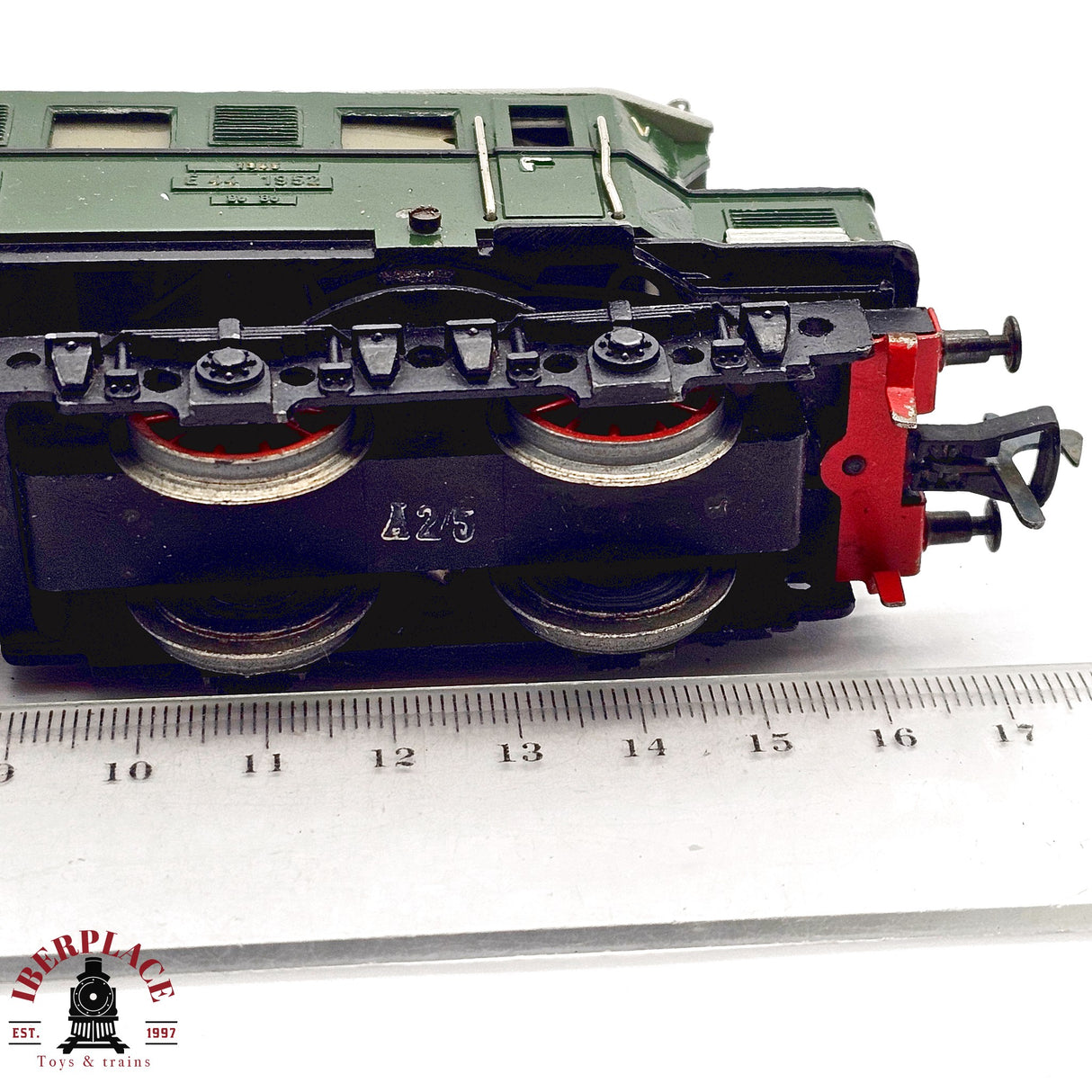 ♻️ 2da mano - DC Fleischmann 1335 vintage Locomotora E44 1952 Hierro fundido H0 escala 1:87 E12