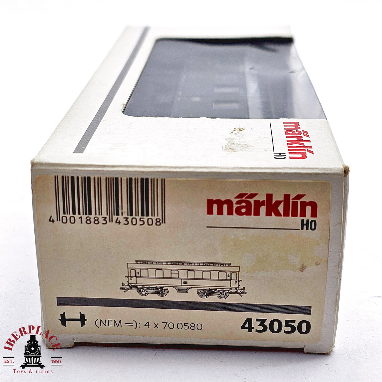 ♻️ 2da mano - Märklin 43050 vagón pasajeros DB H0 escala 1:87 E12