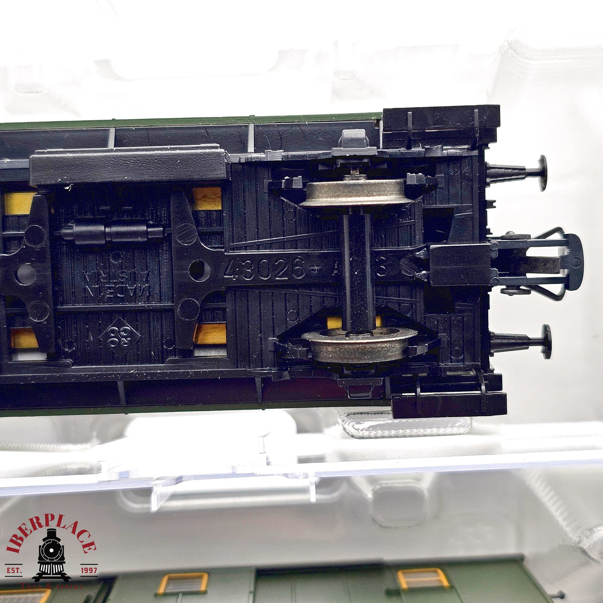 ♻️ 2da mano - DC Roco 64052 set vagones pasajeros equipaje clase 3 DB H0 escala 1:87 E12