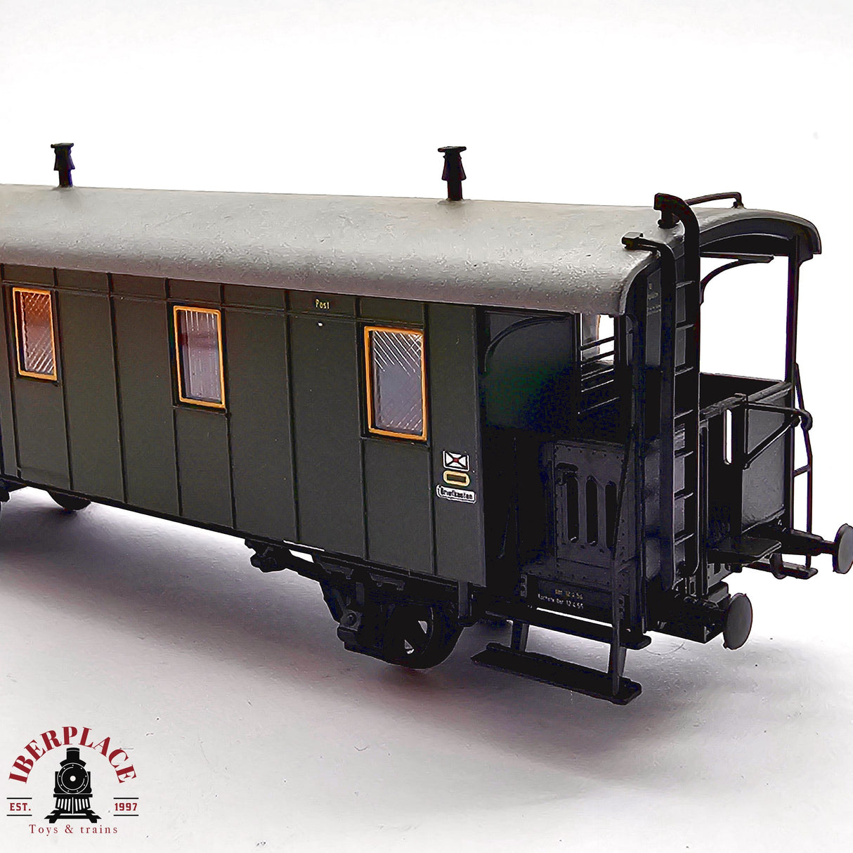 ♻️ 2da mano - DC Roco 44832 vagón correos postales DB 2 clase H0 escala 1:87 E12
