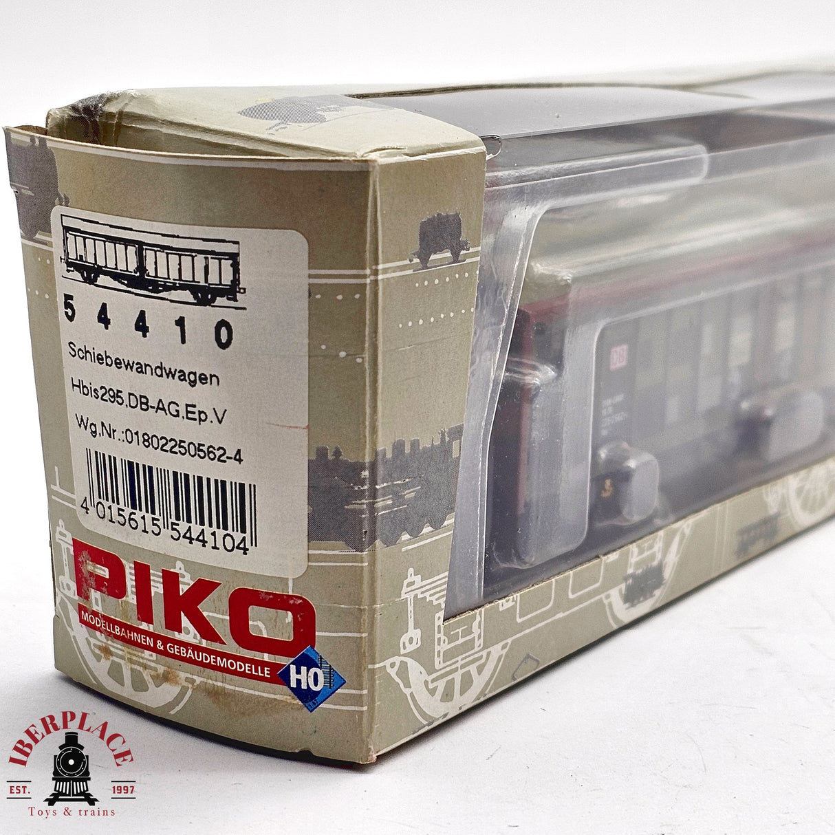 ♻️ 2da mano - DC PIKO 54410 vagón paredes deslizantes DB H0 escala 1:87 E12