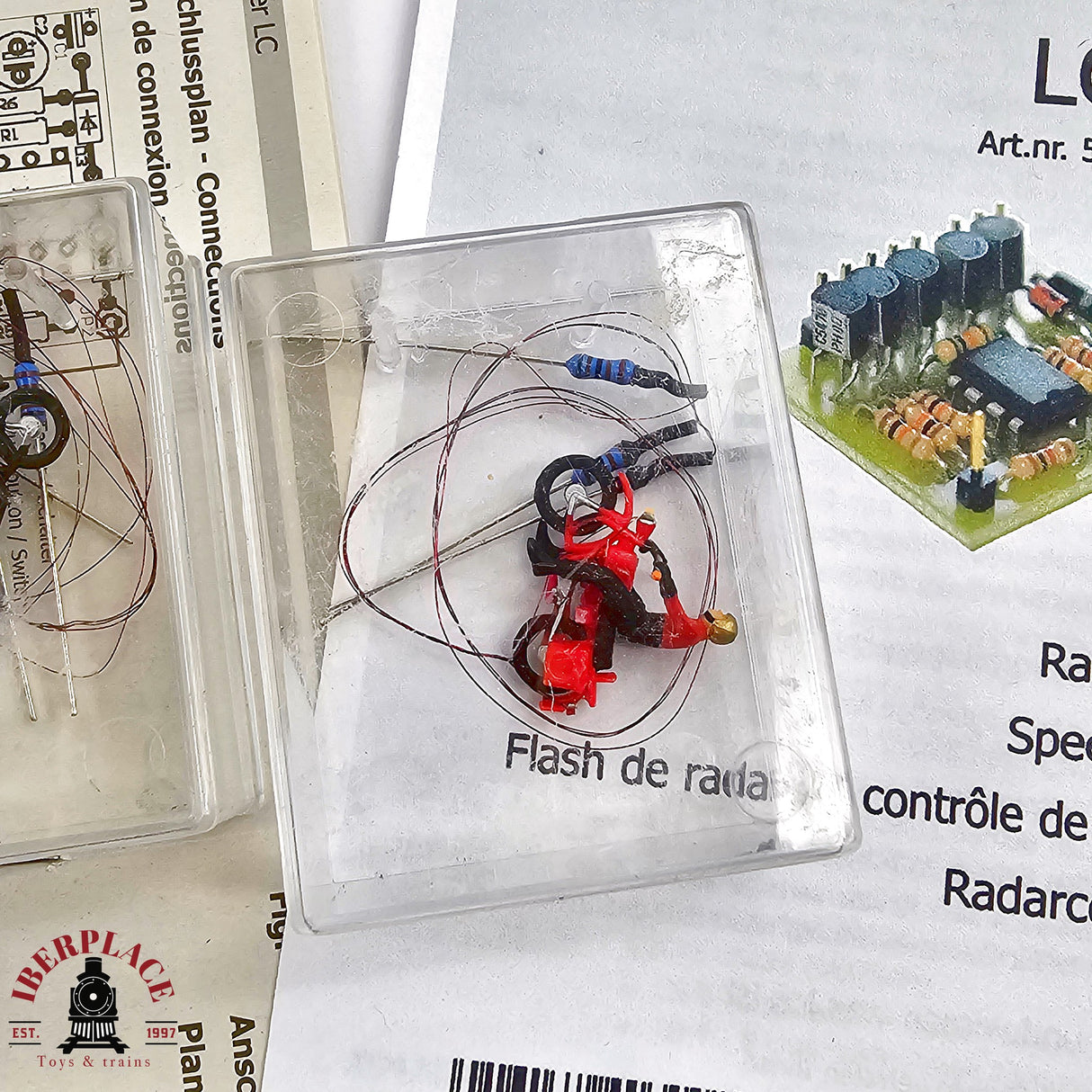 ♻️ 2da mano - Lote de figuras con mecanismo electrónico control de velocidad H0 escala 1:87 E12