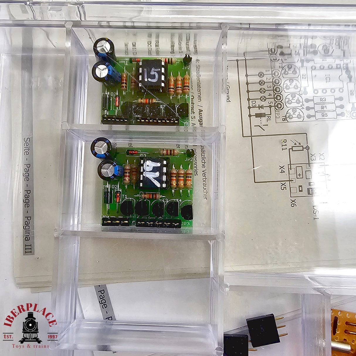 ♻️ 2da mano - Lote de figuras con mecanismo electrónico control de velocidad H0 escala 1:87 E12