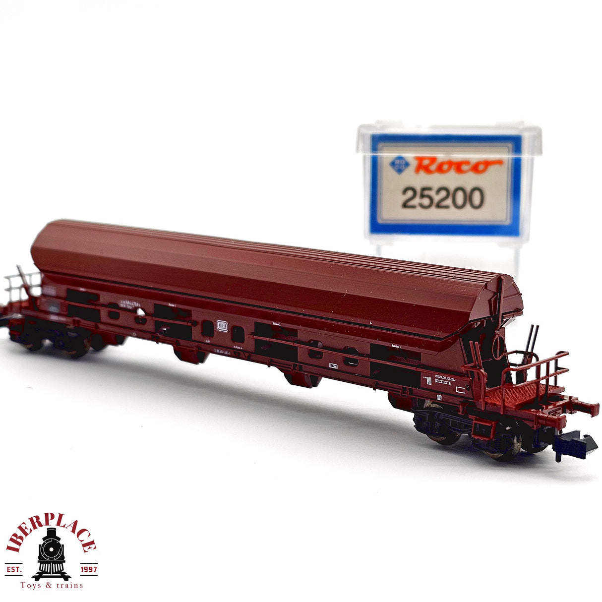 ♻️ 2da mano - Roco 25200 vagón Tolva DB N escala 1:160 E13x