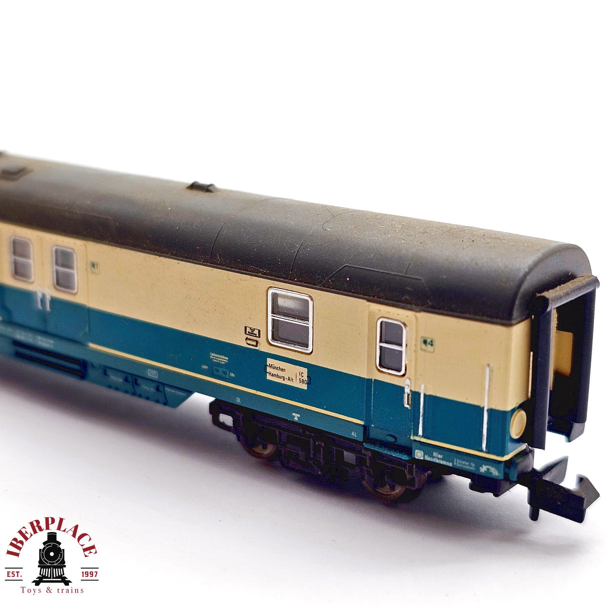 ♻️ 2da mano - Fleischmann 8189 vagon correos Deutsche Bundespost N escala 1:160 E13