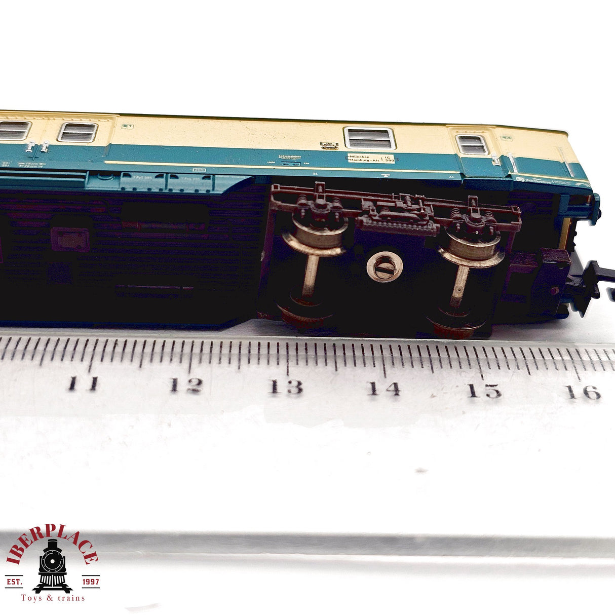 ♻️ 2da mano - Fleischmann 8189 vagon correos Deutsche Bundespost N escala 1:160 E13