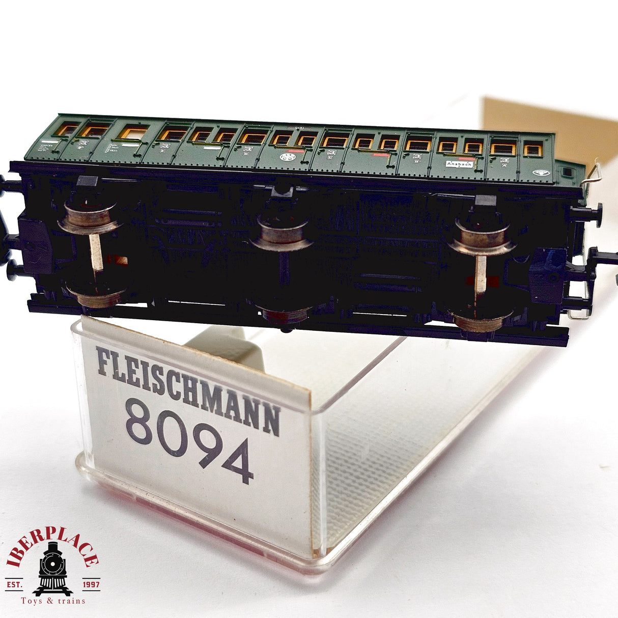 ♻️ 2da mano - Fleischmann 8094 vagón pasajeros DRG clase 3 N escala 1:160 E13