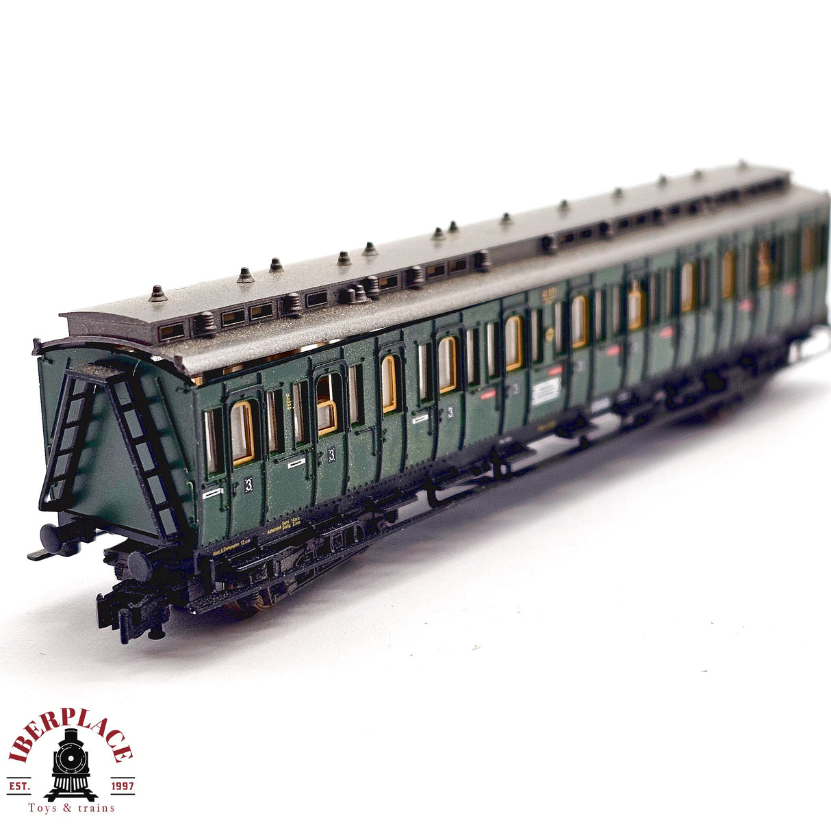 ♻️ 2da mano - Fleischmann vagón pasajeros DRG 41 811 N escala 1:160 E13