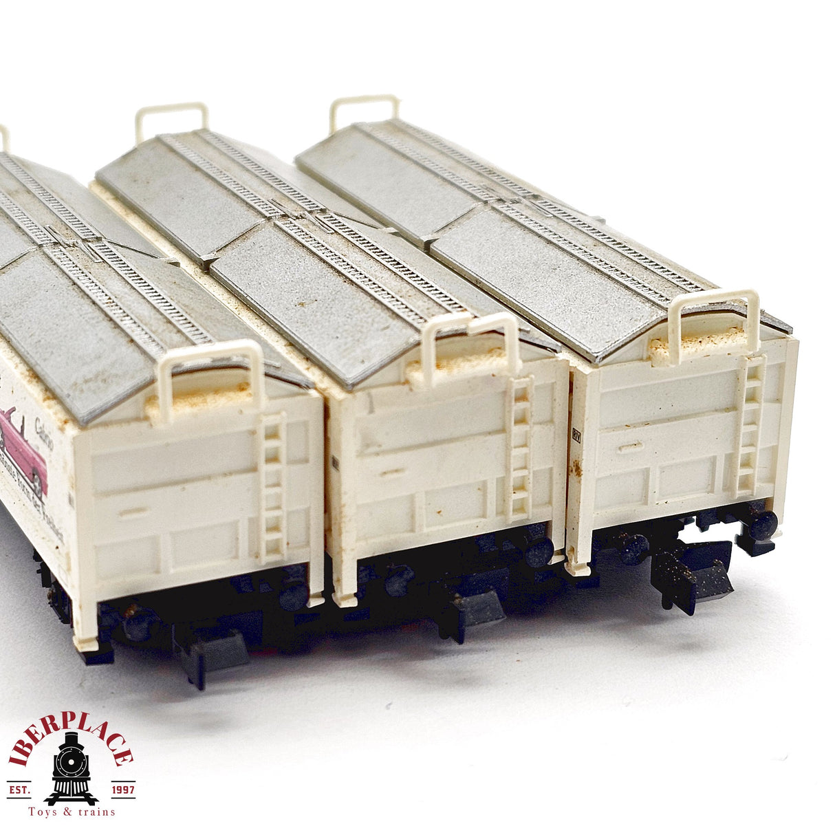 ♻️ 2da mano - Minitrix 13957 vagones Publicidad Ford Opel Renault DB N escala 1:160 E13