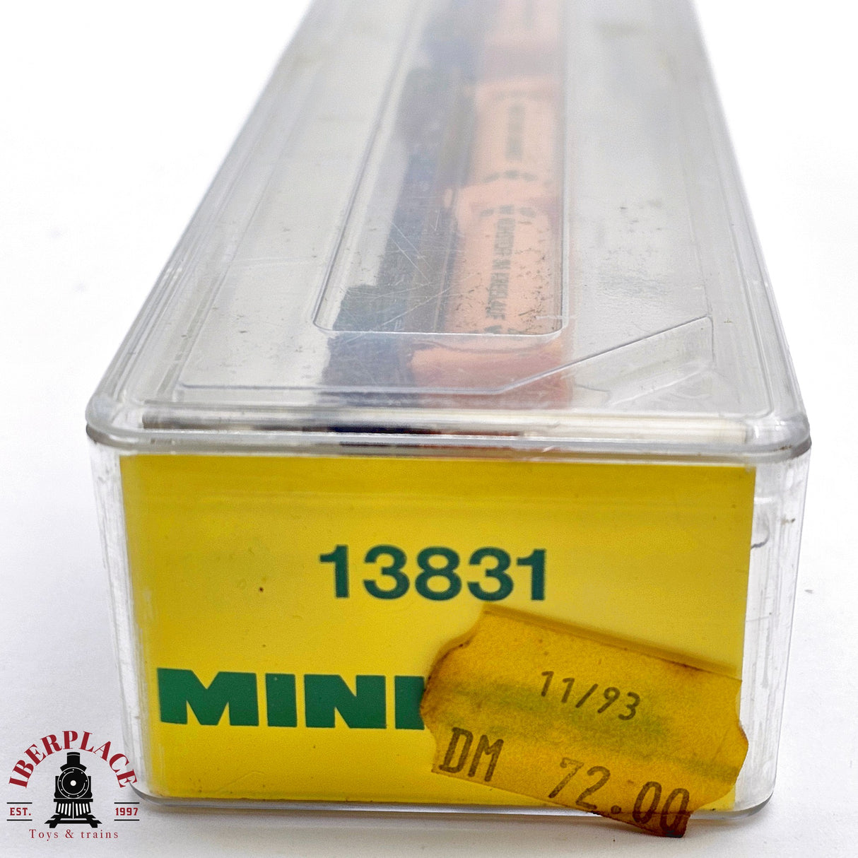 ♻️ 2da mano - Minitrix 13831 vagones telero con contenedores DWE DB N escala 1:160 E13