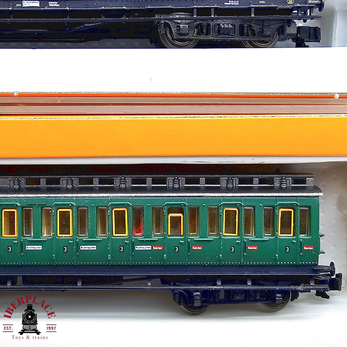 ♻️ 2da mano - Arnold 3x vagones pasajeros DRG clase 3 N escala 1:160 E13