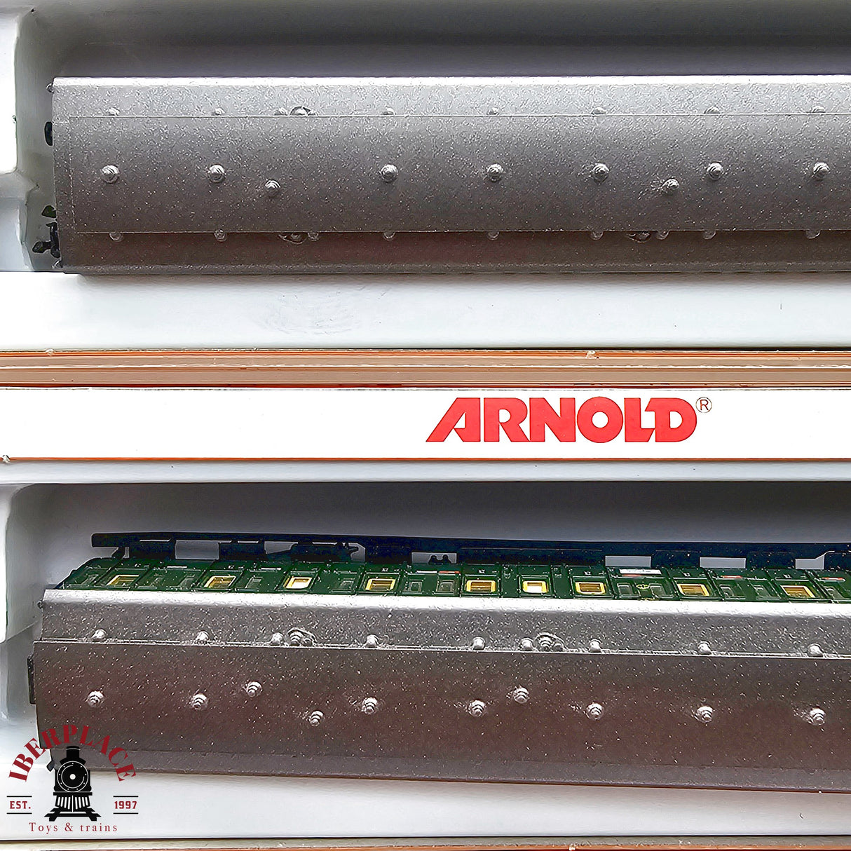 ♻️ 2da mano - Arnold 3x vagones pasajeros DRG clase 3 N escala 1:160 E13