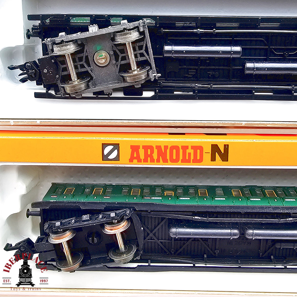 ♻️ 2da mano - Arnold 3x vagones pasajeros DRG clase 3 N escala 1:160 E13