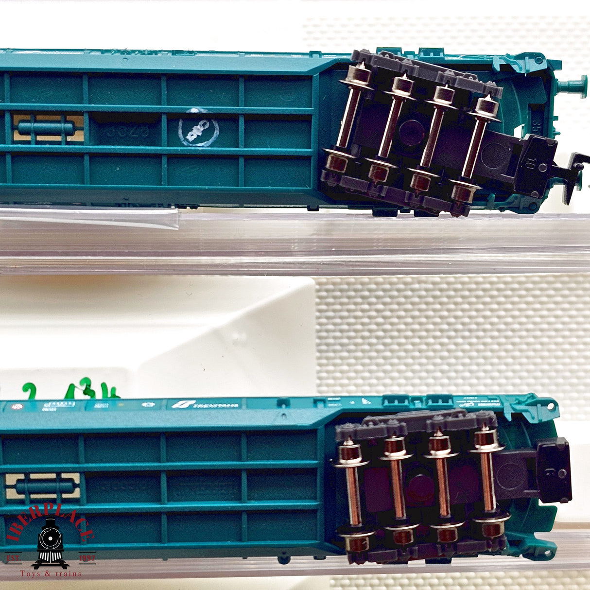 ♻️ 2da mano - Fleischmann 3x 827003 vagones plataforma FS Trenitalia N escala 1:160 E13