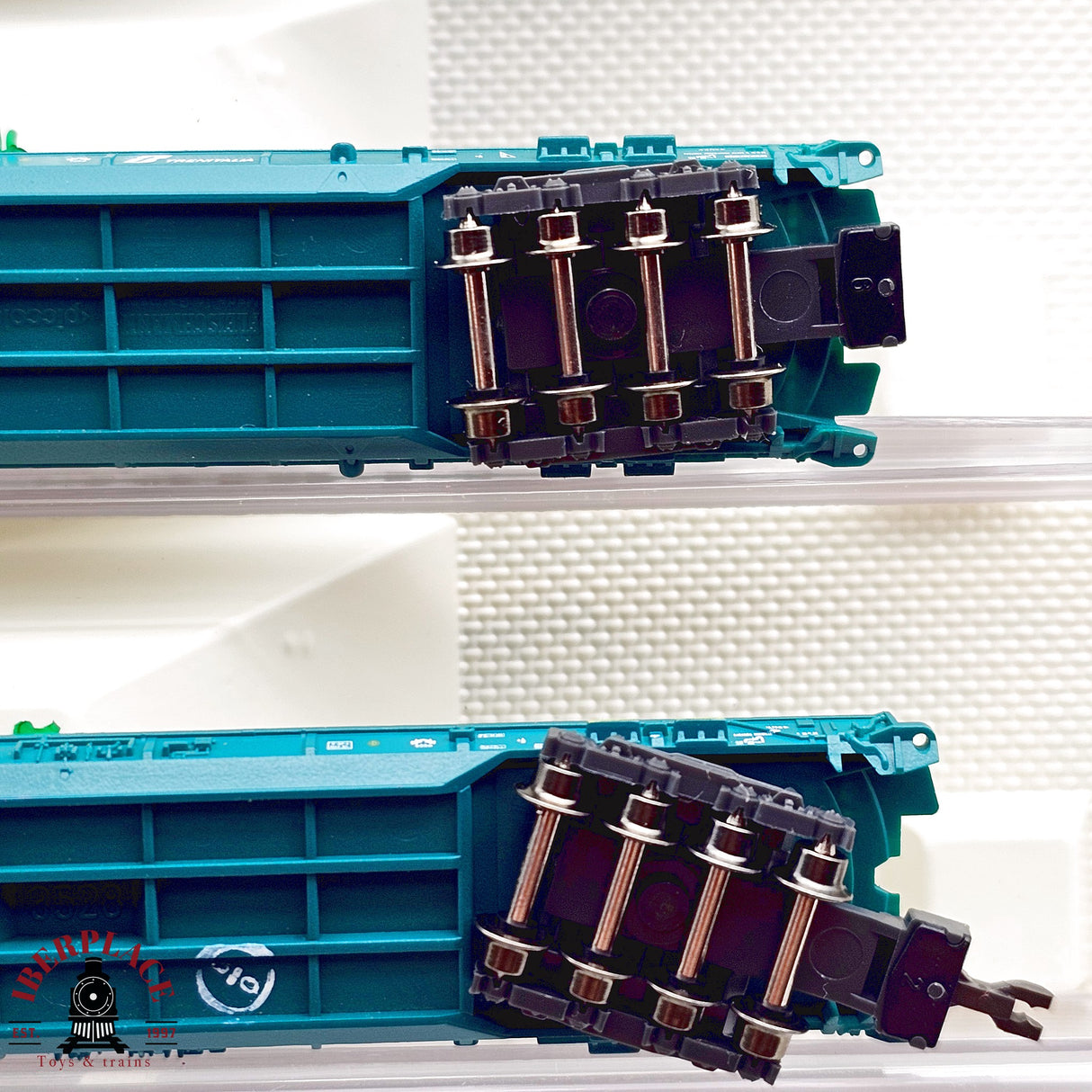 ♻️ 2da mano - Fleischmann 3x 827003 vagones plataforma FS Trenitalia N escala 1:160 E13