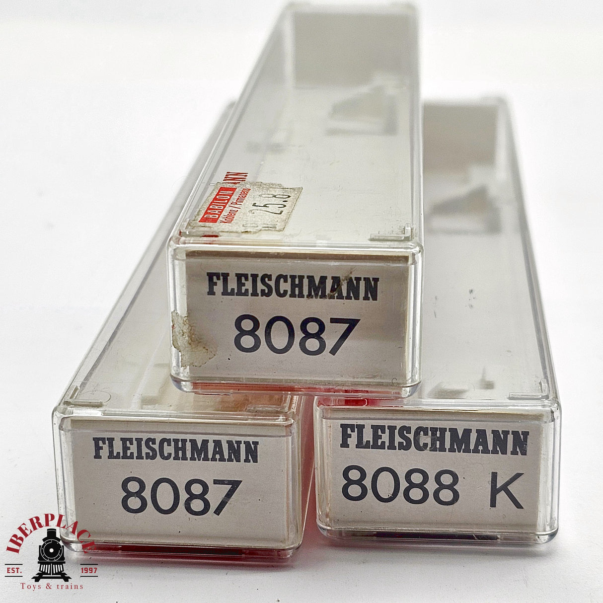 ♻️ 2da mano - Fleischmann 3x cajas vacías para vagones N escala 1:160 E13