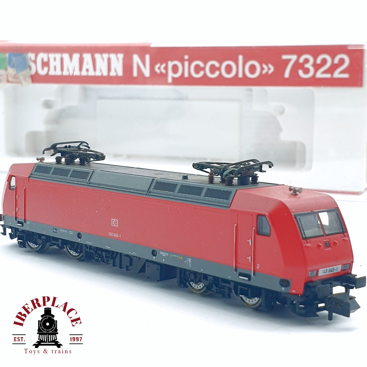♻️ 2da mano - Fleischmann 7322K Locomotora eléctrica DB 145 045-1 N escala 1:160