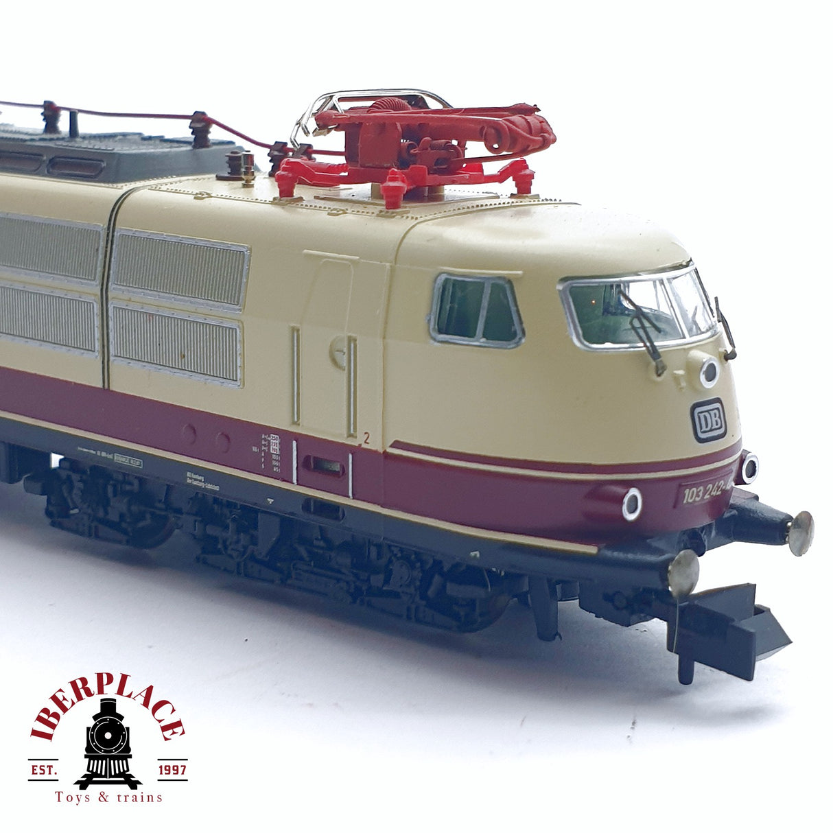♻️ 2da mano - Fleischmann 737891 Locomotora eléctrica DB 103 242-4 DB con sonido N escala 1:160
