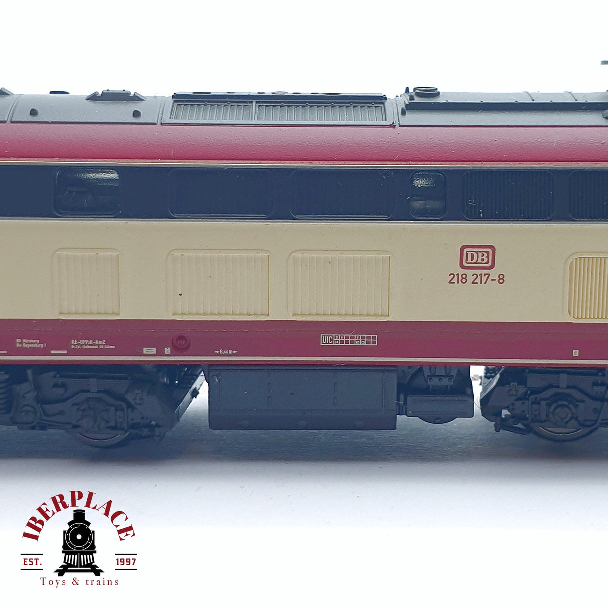 ♻️ 2da mano - Fleischmann 867238 Locomotora diesel DB 218 217-8 N escala 1:160