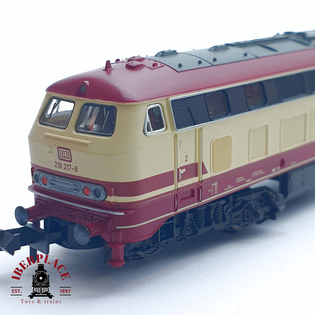 ♻️ 2da mano - Fleischmann 867238 Locomotora diesel DB 218 217-8 N escala 1:160