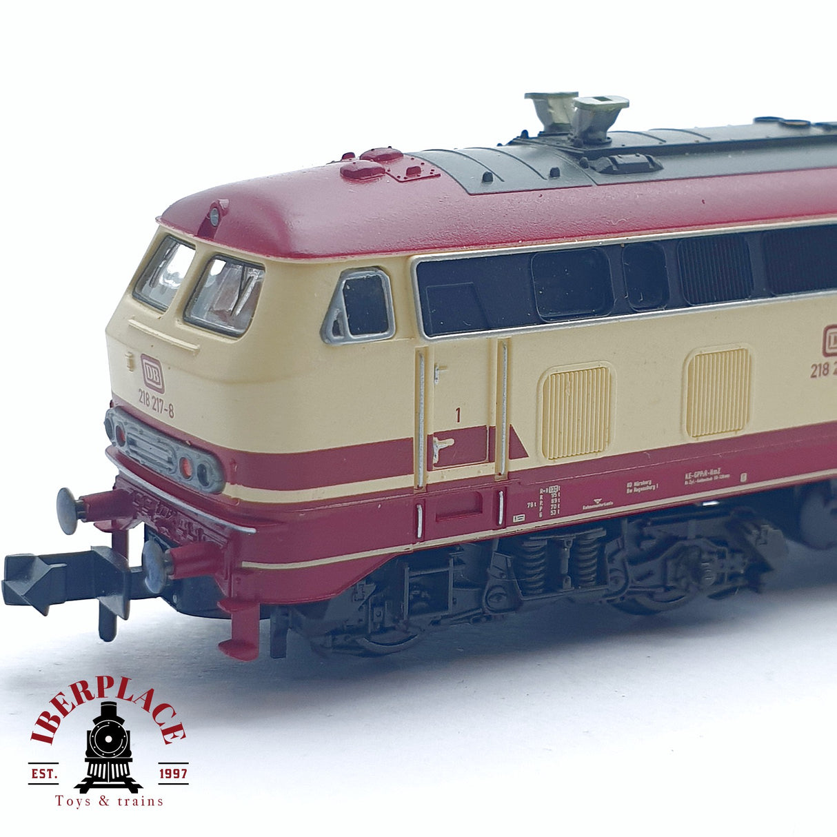 ♻️ 2da mano - Fleischmann 867238 Locomotora diesel DB 218 217-8 N escala 1:160