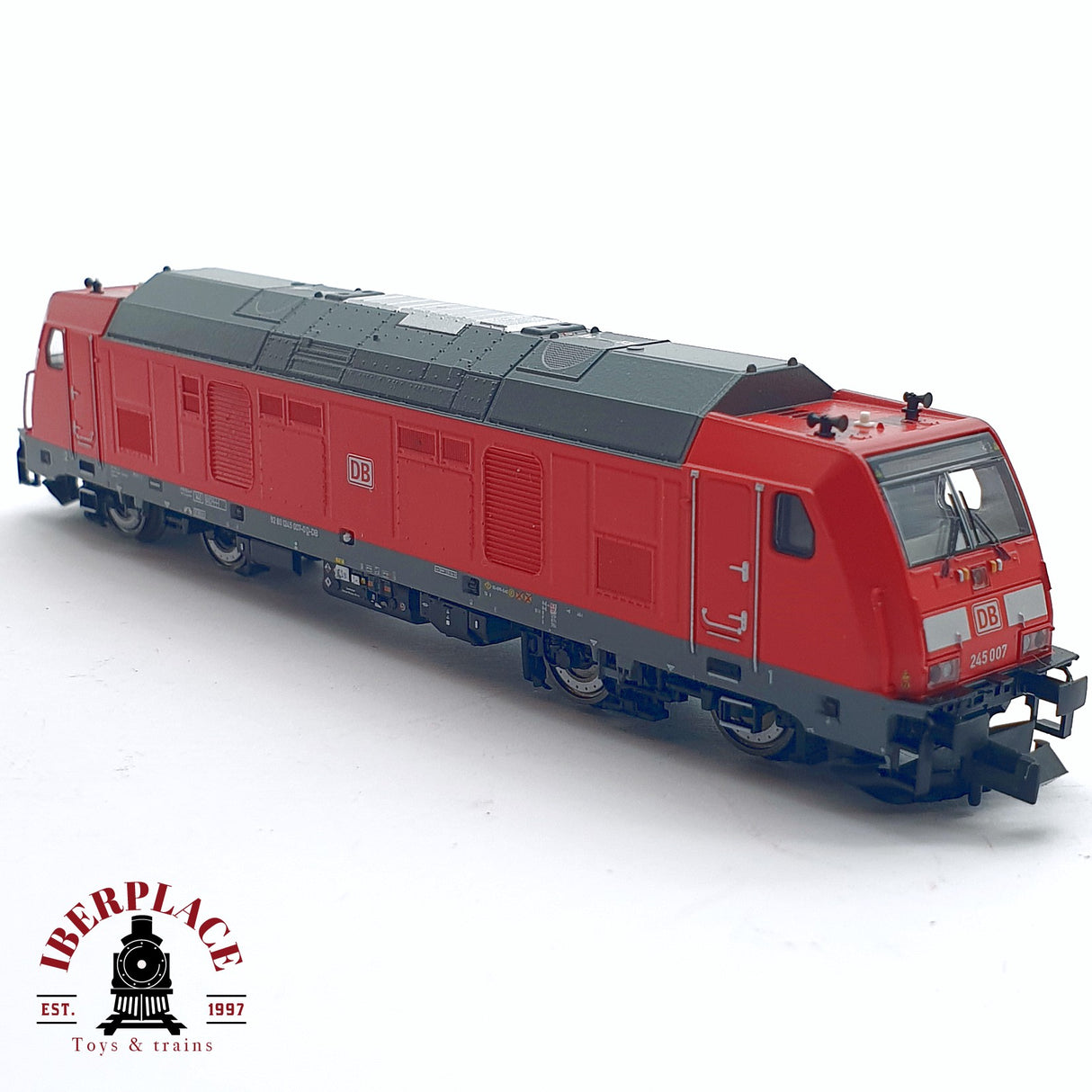 ♻️ 2da mano - Fleischmann Locomotora diesel DB 245 007 roja N escala 1:160