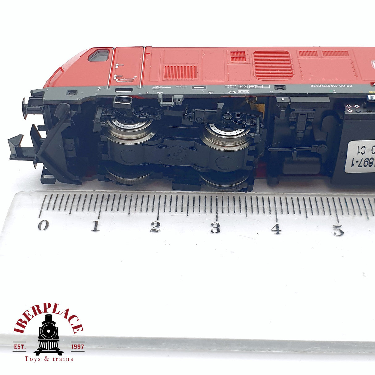 ♻️ 2da mano - Fleischmann Locomotora diesel DB 245 007 roja N escala 1:160