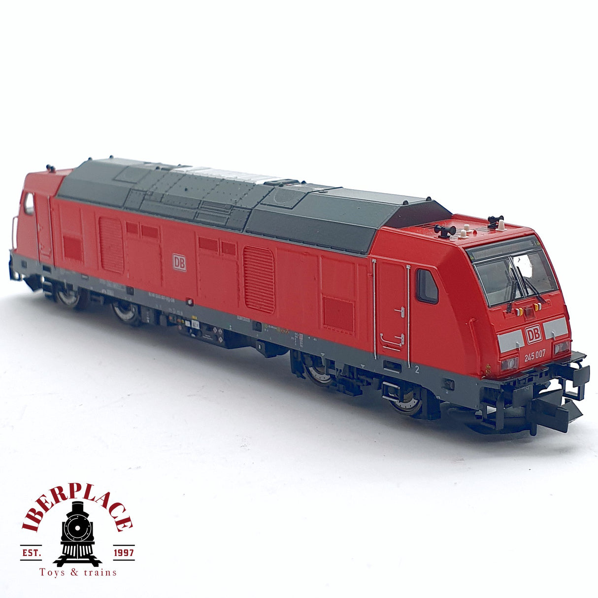 ♻️ 2da mano - Fleischmann Locomotora diesel DB 245 007 roja N escala 1:160