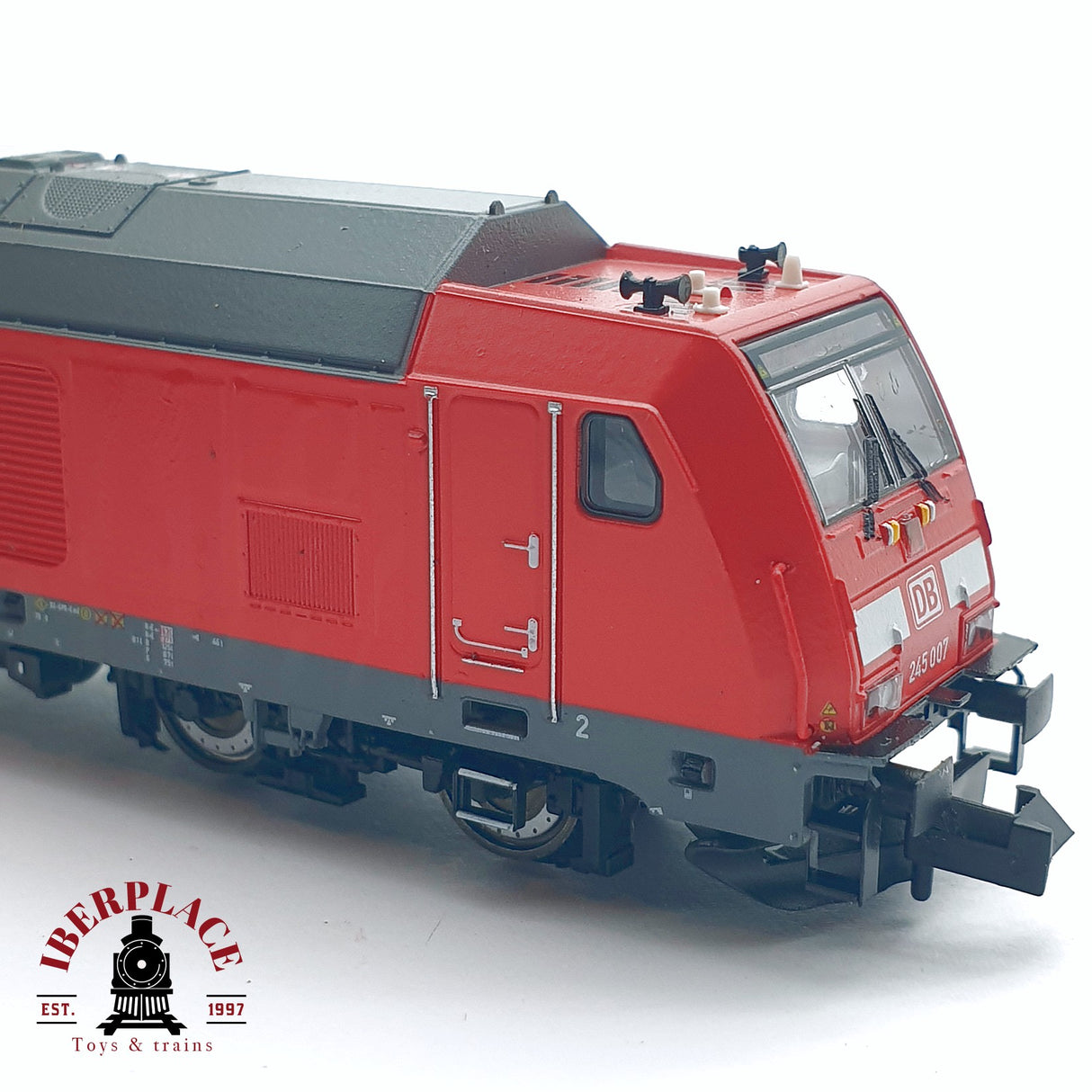 ♻️ 2da mano - Fleischmann Locomotora diesel DB 245 007 roja N escala 1:160