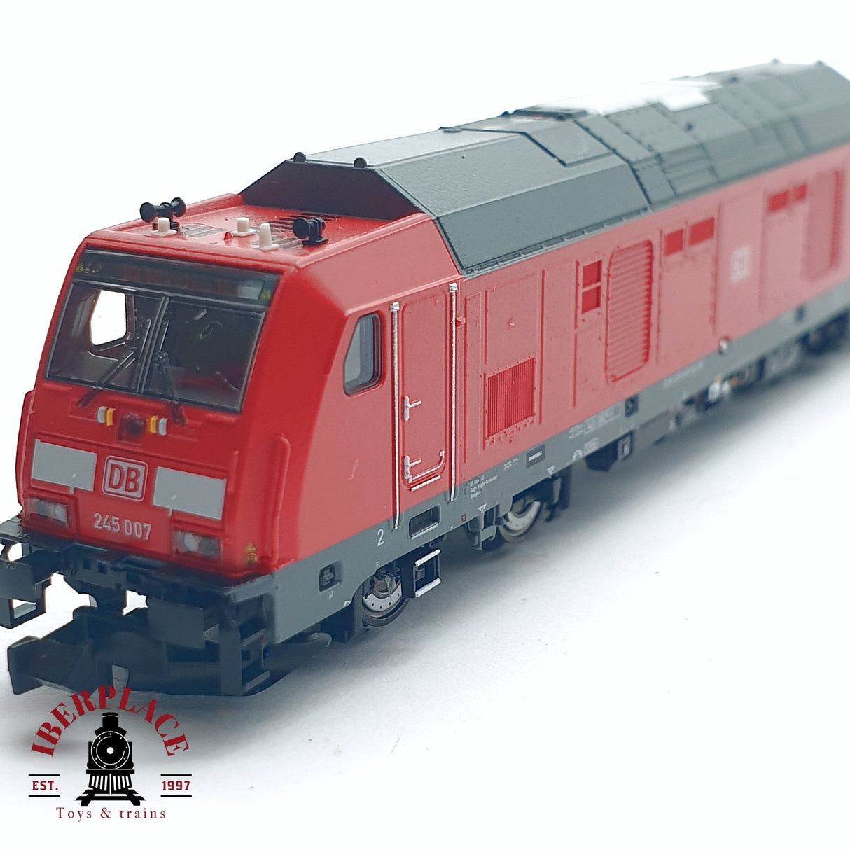 ♻️ 2da mano - Fleischmann Locomotora diesel DB 245 007 roja N escala 1:160