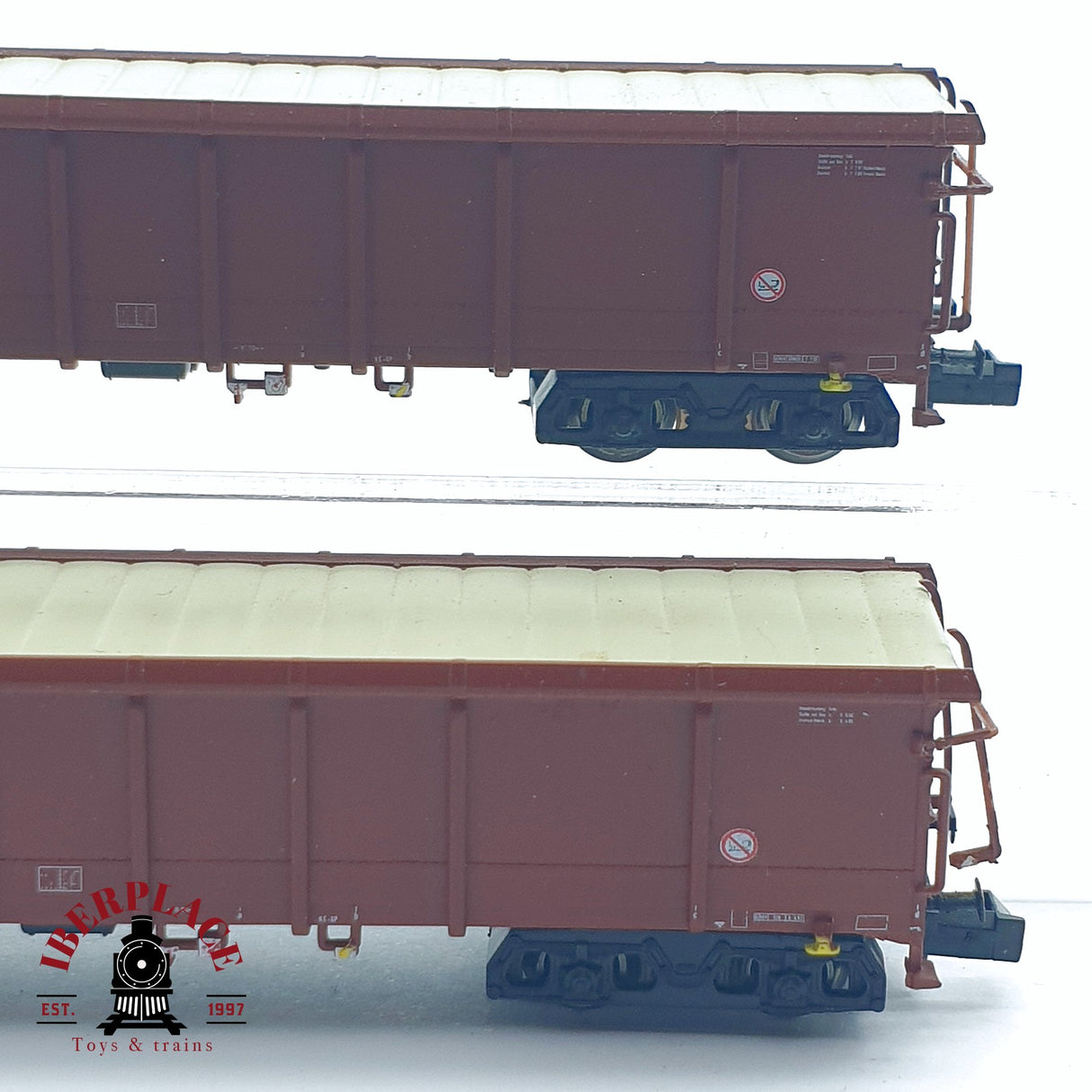 ♻️ 2da mano - Hobby Train H23414 vagones mercancias Tamns 893 DB Época IV N escala 1:160