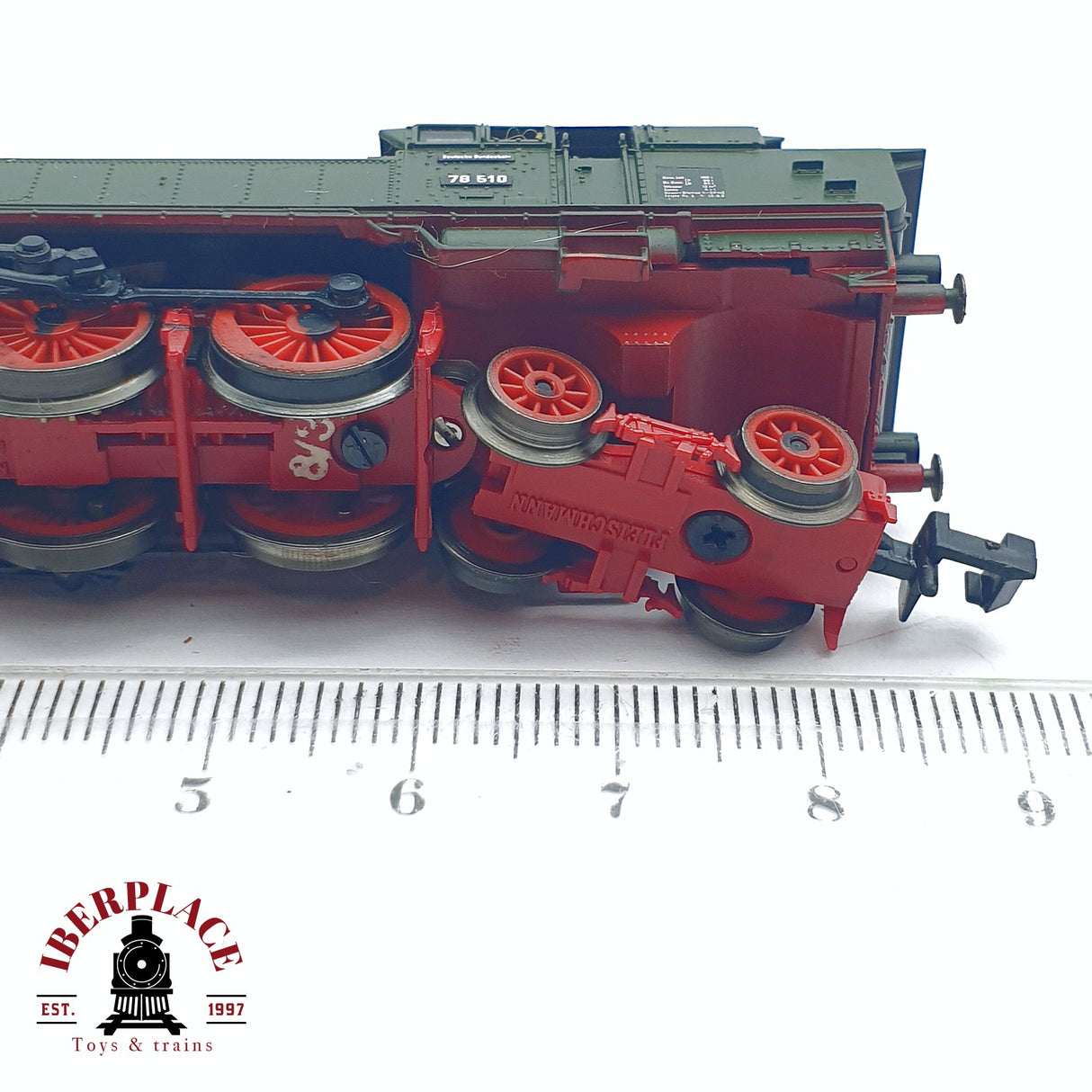 ♻️ 2da mano - Fleischmann 7077 Locomotora de vapor DB 78 510 N escala 1:160