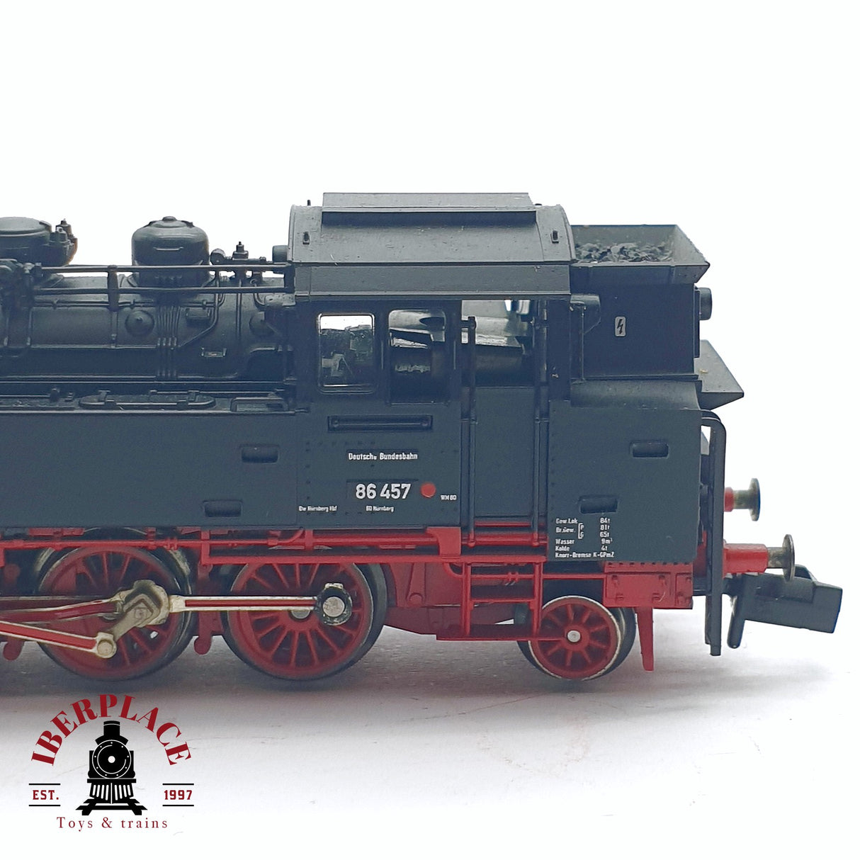 ♻️ 2da mano - Fleischmann 7086 Locomotora de vapor DB 86 457 N escala 1:160