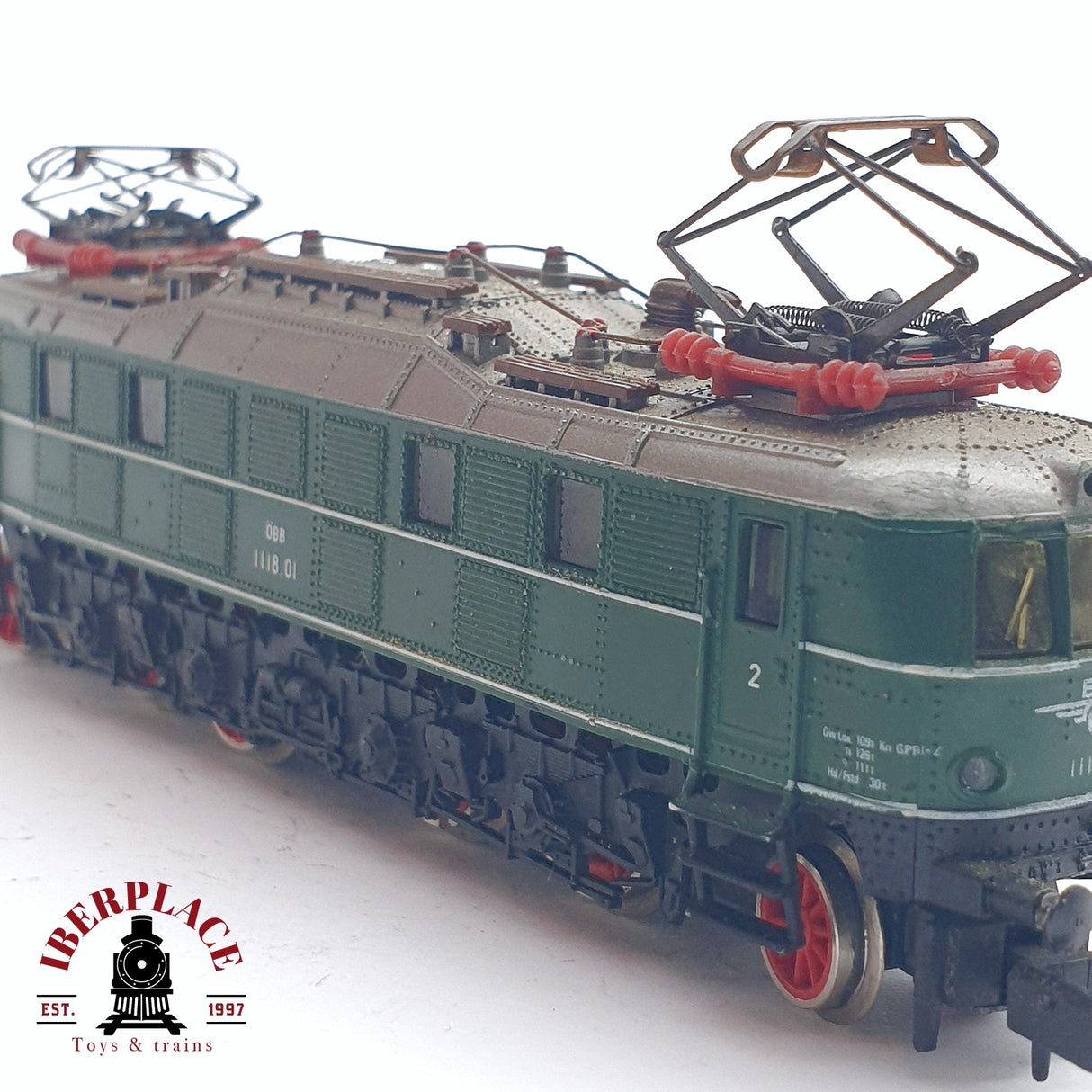 ♻️ 2da mano - Arnold 2455 Locomotora Eléctrica ÖBB 1118.01 N escala 1:160