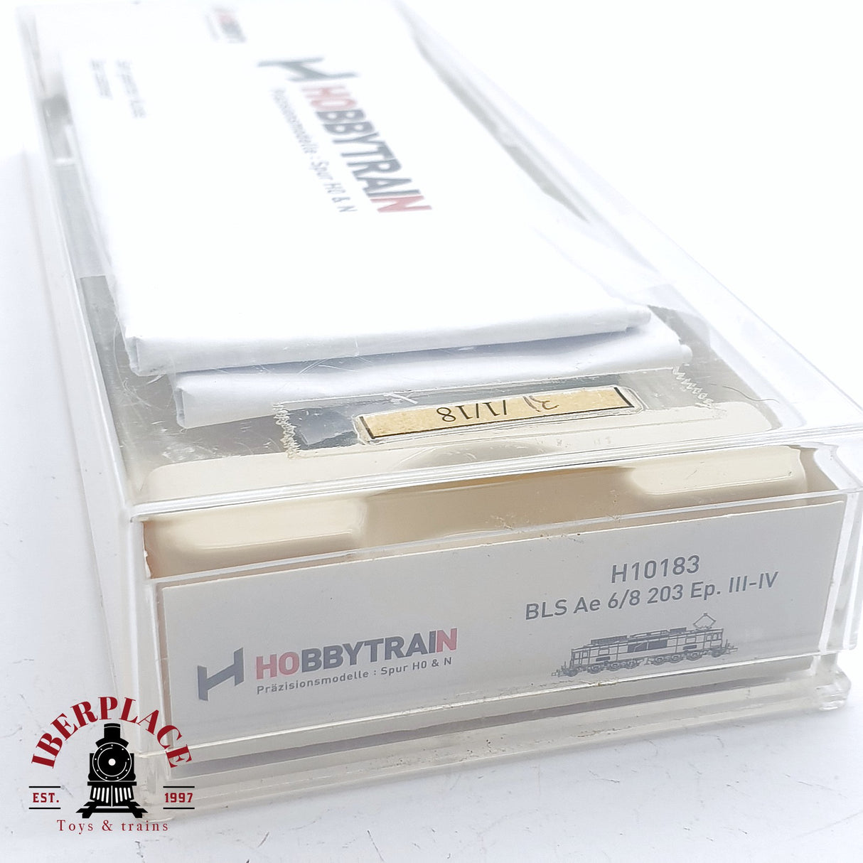 ♻️ 2da mano - Hobby Train H10183 Locomotora eléctrica BLS Ae 6/8 203 Ep III-IV N escala 1:160
