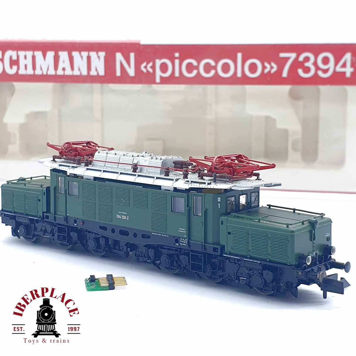 ♻️ 2da mano - Fleischmann 7394 Locomotora eléctrica DB 194 158-2 N escala 1:160