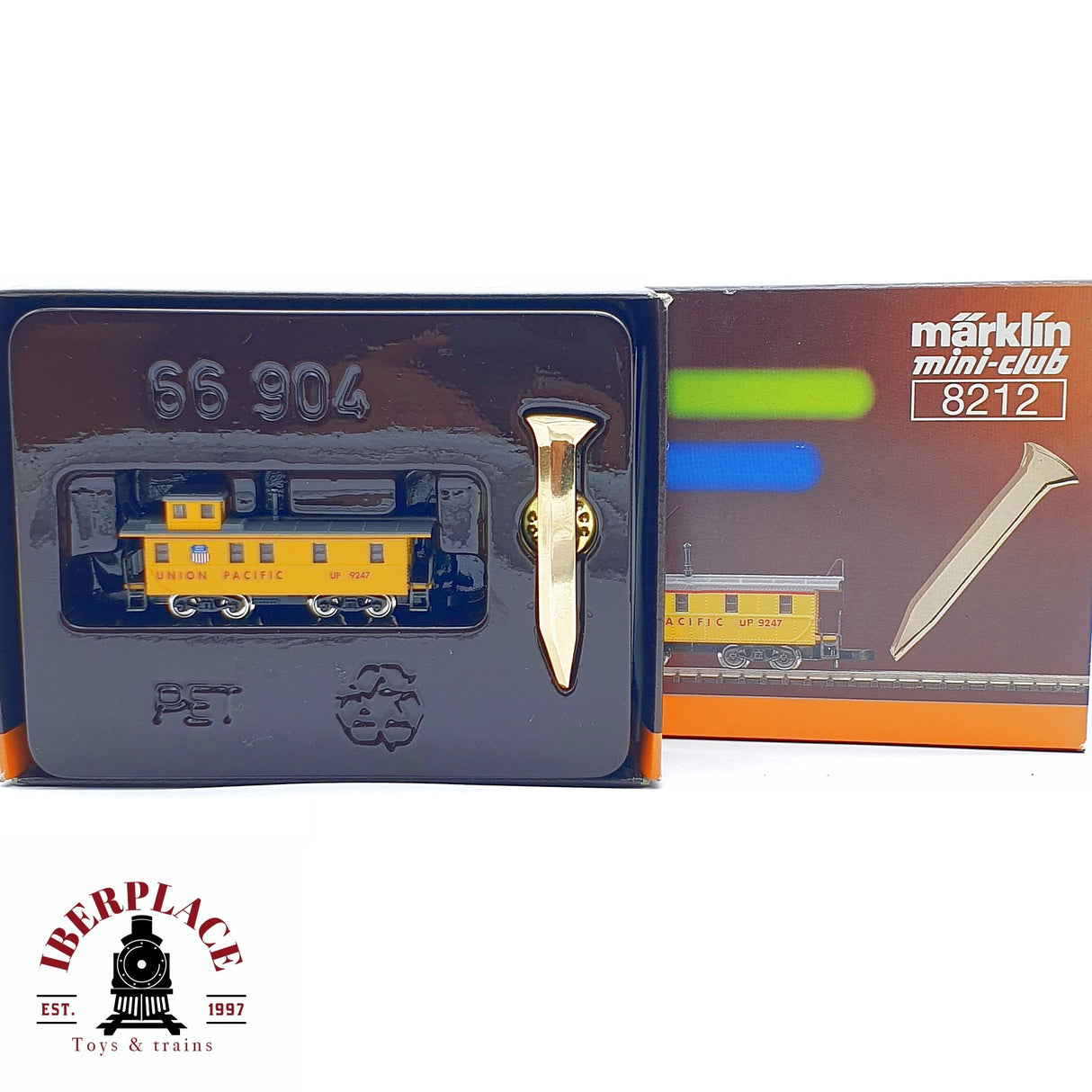 ♻️ 2da mano - Märklin 8212 vagón de acompañamiento tren mercancía union pacific 9247 Z escala 1:220