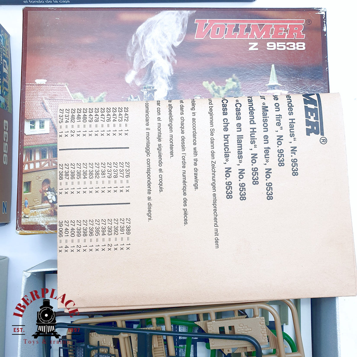 ♻️ 2da mano - Vollmer Piezas para repuestos de Posada y casa en llamas Z escala 1:220